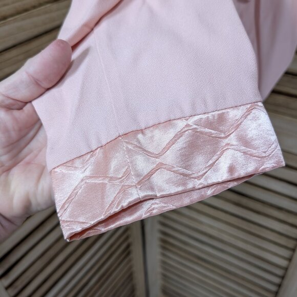 VINTAGE Dawn Joy 2 Elegant Pink Dress and Jacket Set Size 20 - Picture 4 of 15